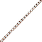 Handmade 18k Rose Gold Natural Pave Diamond 14k Rose Gold Jewelry