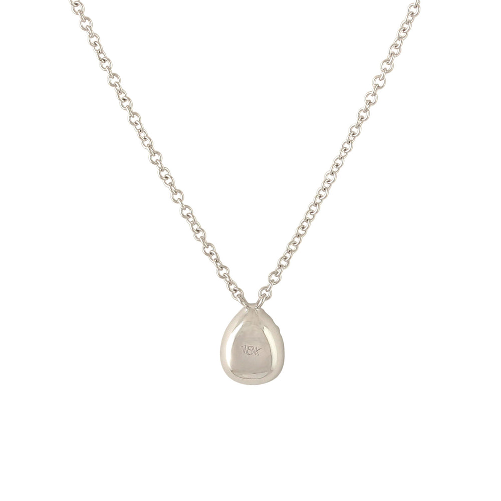 Colored Ice Diamond Handmade Princess Necklace In 18K White Gold