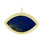 Natural Lapis Opal Ethopian 14k Yellow Gold Ruby Evil Eye Jewelry