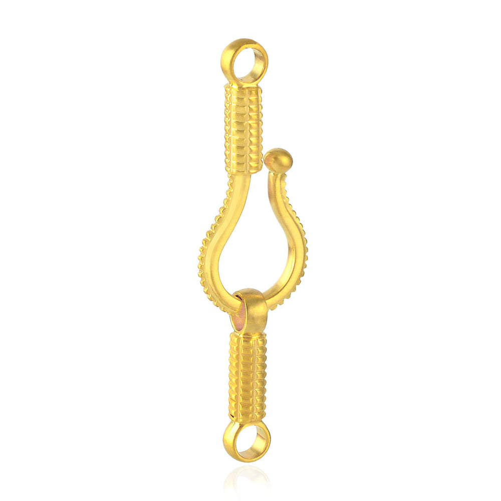 18K Yellow Gold Lock Finding – Premium Jewelry Clasp Accessory