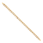 18K Yellow Gold Connector Finding Bezel Set Diamond Jewelry