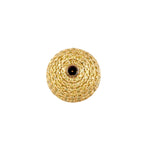 Yellow Diamond Bead Ball Findings 18k Gold Accessory