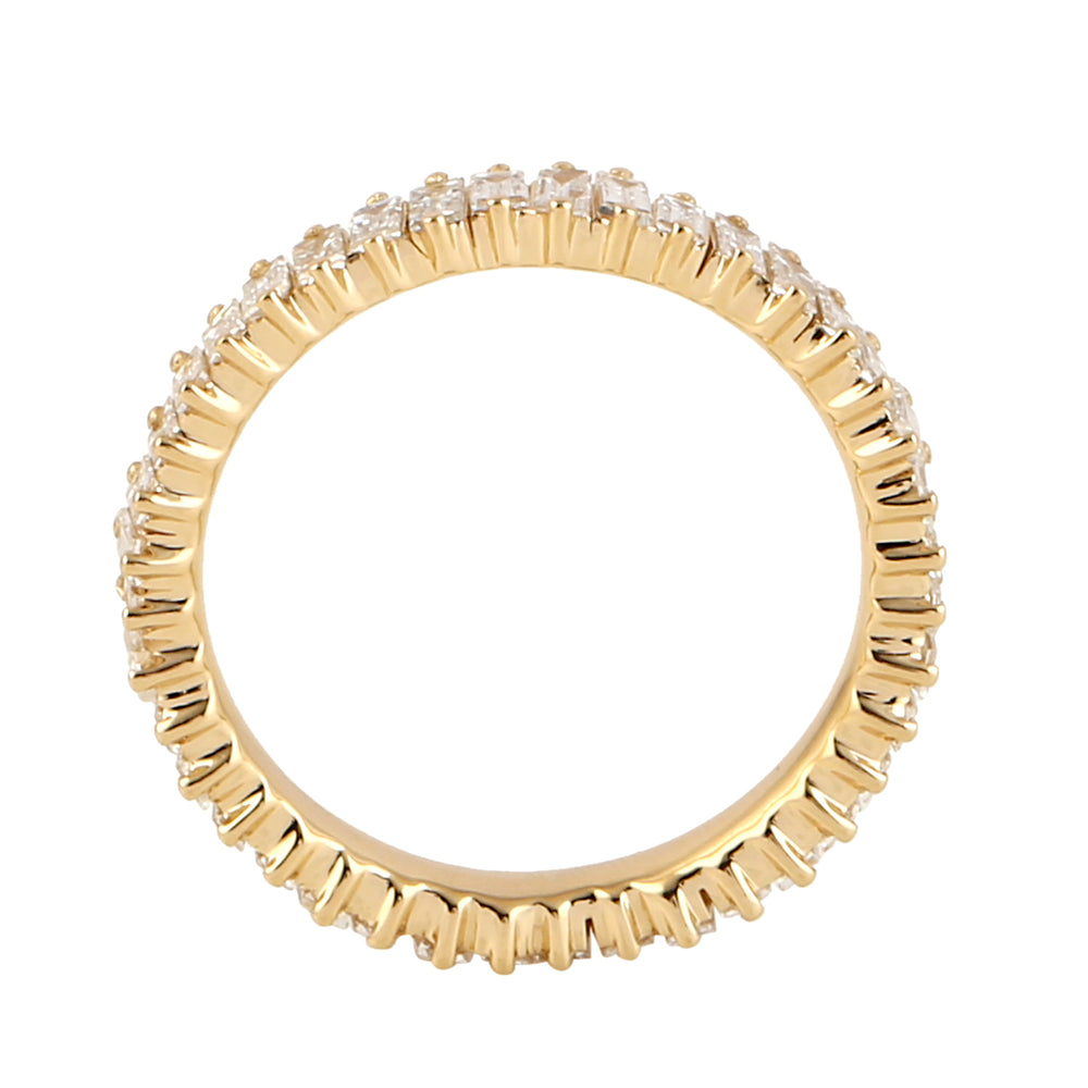 Baguette Diamond 18k Yellow Gold Full Eternity Ring