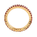 Baguette Tourmaline 18k Yellow Gold Full Eternity Ring