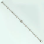 Natural Diamond Bracelet Bracelet 18k White Gold Fine Jewelry