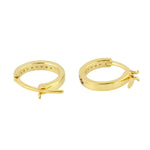 Huggie Earrings Amethyst 10k Yellow Gold Jewelry February Birthstone Jewelry
