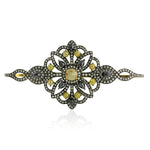 Diamond Pave Setting 18k Gold 925 Silver Designer Palm Bracelet Jewelry